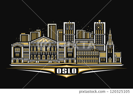 Vector illustration of Oslo Vector illustration of Oslo 120325105