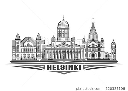 Vector illustration of Helsinki Vector illustration of Helsinki 120325106