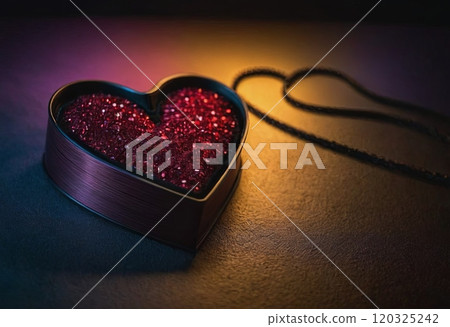 valentine's day in black and red 120325242