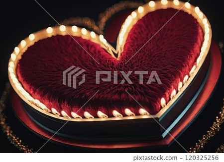 valentine's day in black and red 120325256