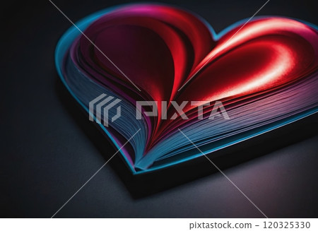 valentine's day in black and red 120325330