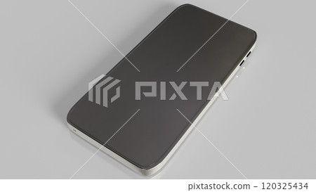 The smart phone on white background for technology concept 3d rendering. The smart phone on white background for technology concept 3d rendering. 120325434