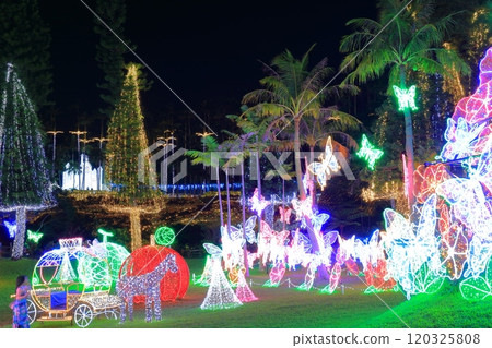 [Okinawa Prefecture] Tropical illuminations at Southeast Botanical Gardens (Churayashi Park Okinawa) 120325808