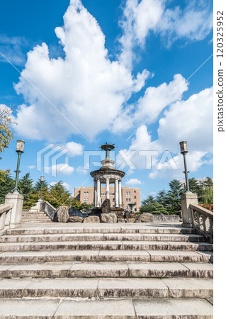 Tsurumai Park fountain tower Tsurumai Park fountain tower 120325952