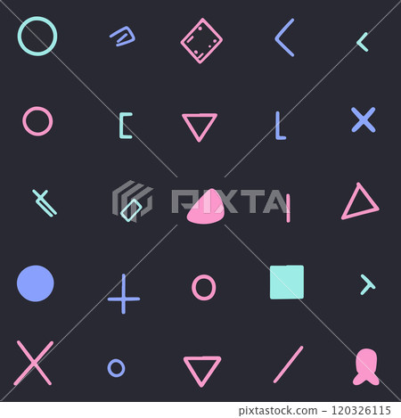 Abstract Geometric Shapes Pattern 120326115