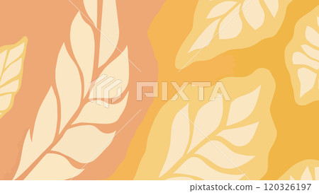 Abstract Leaf Pattern 120326197