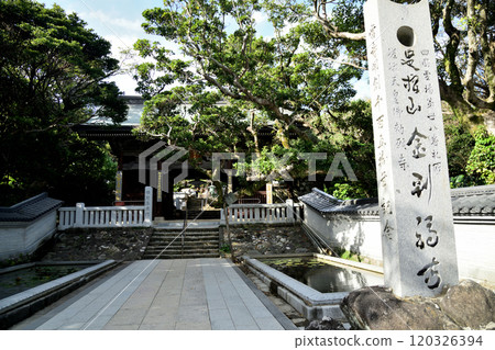 Temple No. 38: Mount Jekaga, Fudarakuin, Kongofukuji (Niomon) [Tosashimizu City, Kochi Prefecture] 120326394