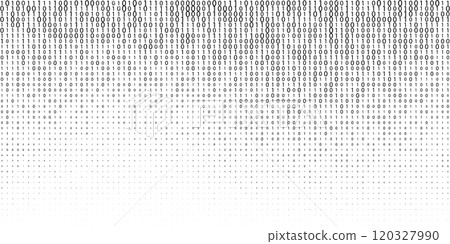 Halftone binary code gradient wave bg Halftone binary code gradient wave bg 120327990