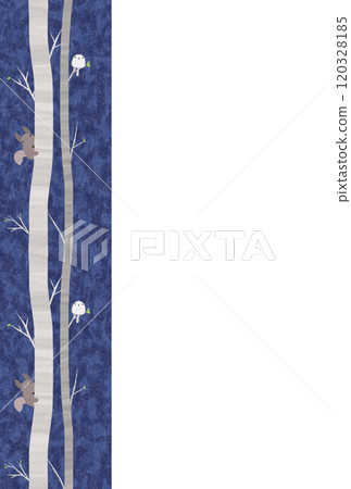 Background of birch and forest animals I-3 Background of birch and forest animals I-3 120328185