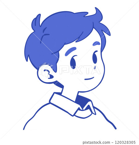 一個男孩的簡單例證 120328305