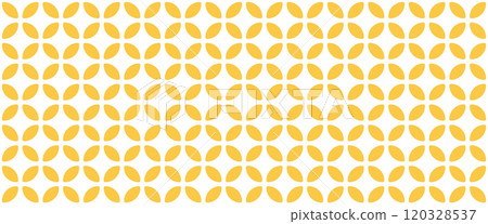 Wheat or rice grain pattern. Oat grain seamless background. Wheat cereal seed texture. Abstract organic seamless pattern. Vector illustration isolated on white background 120328537