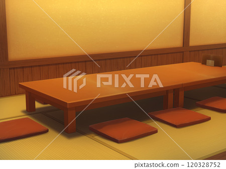 該圖是酒吧座位的插圖。 120328752