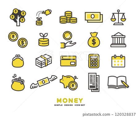 Money related icon set Money related icon set 120328837
