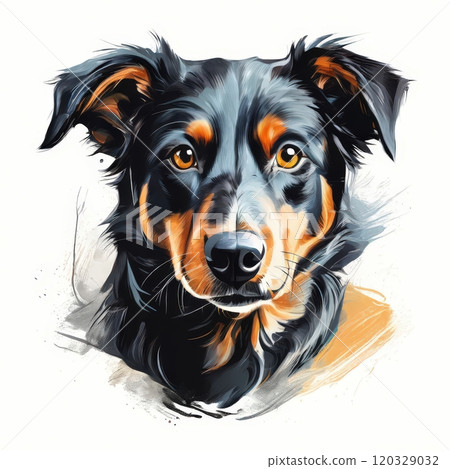 the AI Image Generator, Bernese Mountain Dog 120329032