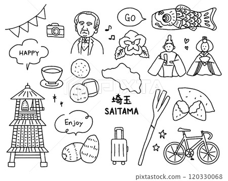 埼玉手繪插圖集 埼玉手繪插圖集 120330068