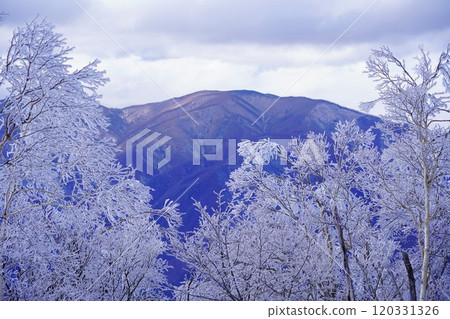 冬天從雲取山頂看到的瓦納藏山 120331326