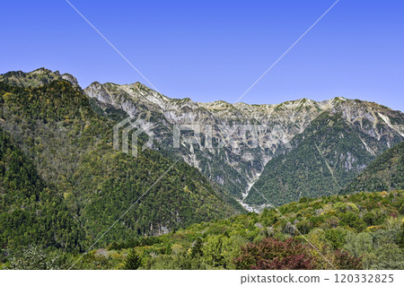 從新穗高鍋平公園眺望笠岳 120332825