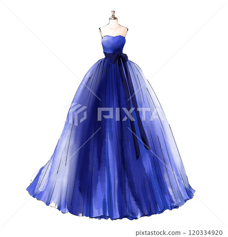 婚紗 藍色 海軍藍 婚紗 藍色 海軍藍 120334920