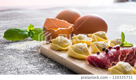 raw ravioli 120335731