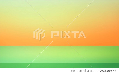 橘色漸層牆和綠色表格背景 橘色漸層牆和綠色表格背景 120336672