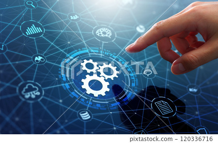 Business Process Automation or RPA technology. Data transfer between applications. Network 120336716