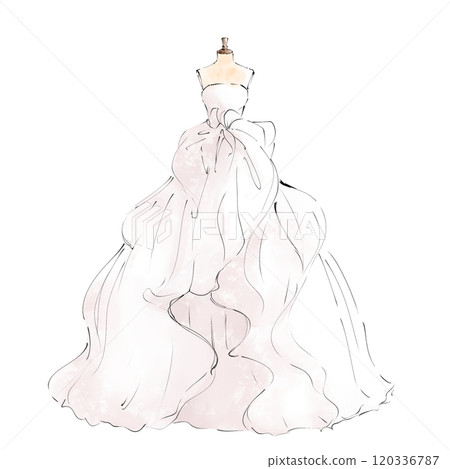 婚紗純白色 120336787