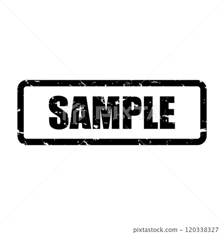 Stamp SAMPLE Sample Black text Stylish Stamp SAMPLE Sample Black text Stylish 120338327