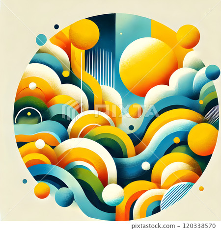 Radiant Summer Abstraction 120338570