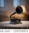 vintage antique gramophone 120338931