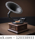 vintage antique gramophone 120338933