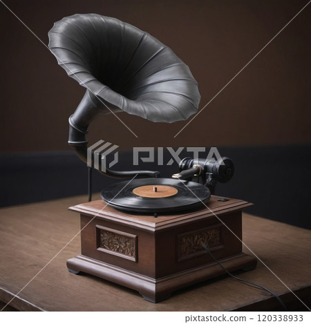 vintage antique gramophone vintage antique gramophone 120338933