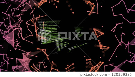 Image of ai data processing over networks of connections 120339385