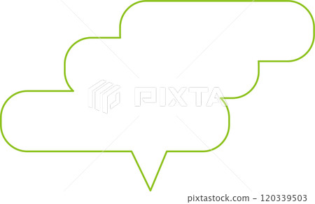 Clouds in light green 120339503