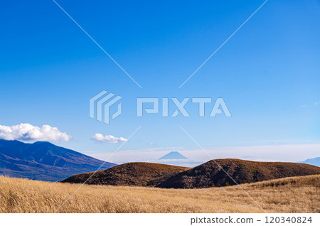 從車山高原看到的富士山 120340824