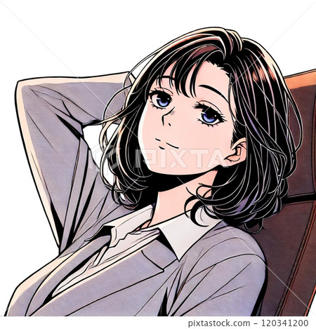 穿著西裝的女人,透明材質 穿著西裝的女人,透明材質 120341200