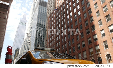 New York City Manhattan Midtown urban architecture. Chrysler building, 42 street skyscraper, USA. New York City Manhattan Midtown urban architecture. Chrysler building, 42 street skyscraper, USA. 120341631