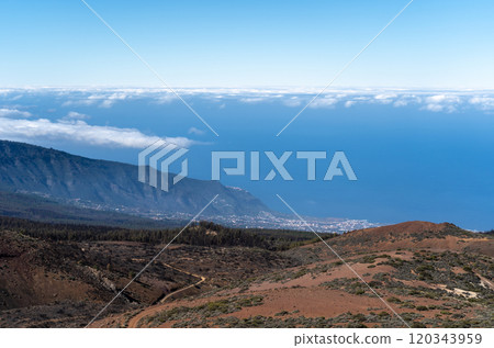 Lava Fields, Pumice Volcano Stones Texture, Volcanic Pumice Pattern, Pieces of Lava, Basalt Extrusive Igneous Rock 120343959