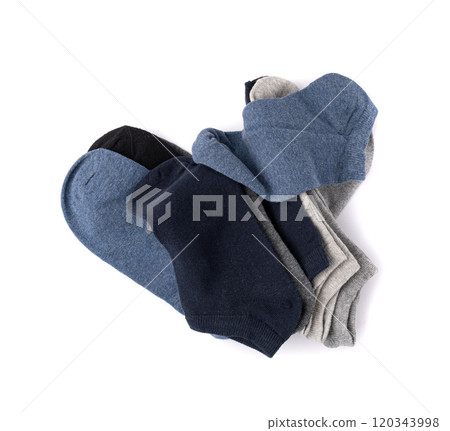 New Cotton Socks Isolated, Folded Sportswear Set, Classic Unisex Cotton Socks Collection New Cotton Socks Isolated, Folded Sportswear Set, Classic Unisex Cotton Socks Collection 120343998