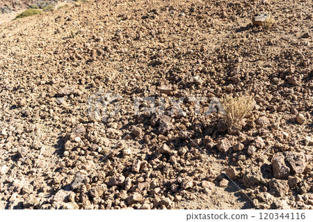 Lava Fields, Pumice Volcano Stones Texture, Volcanic Pumice Pattern, Pieces of Lava, Basalt Extrusive Igneous Rock 120344116