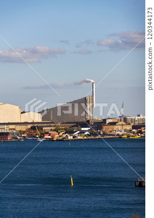 plant, factory, chimney 120344173