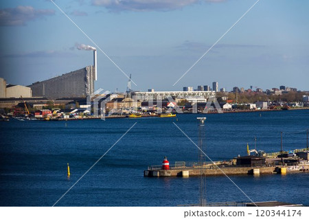 plant, factory, chimney 120344174