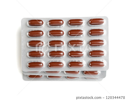 Cranberry Capsules, Garlic Extract Pills, Herbal Capsules Isolated, Analgesic Aluminum Blister, Painkiller Drugs Cranberry Capsules, Garlic Extract Pills, Herbal Capsules Isolated, Analgesic Aluminum Blister, Painkiller Drugs 120344478