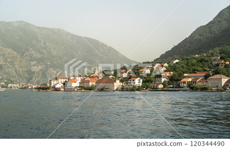 Bay of Kotor also known as the Boka views, popular Balkan coastline Bay of Kotor also known as the Boka views, popular Balkan coastline 120344490