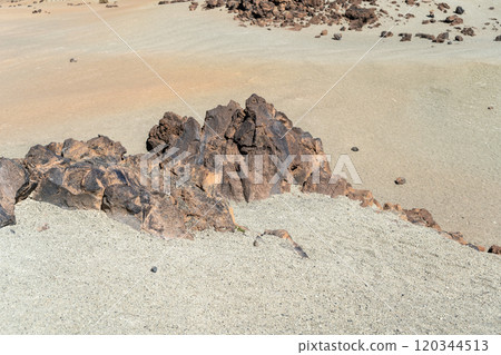 Lava Fields, Pumice Volcano Stones Texture, Volcanic Pumice Pattern, Pieces of Lava, Basalt Extrusive Igneous Rock 120344513