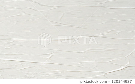 White blank crumpled and creased paper poster texture background White blank crumpled and creased paper poster texture background 120344927