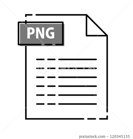 PNG format document data file icon 120345135