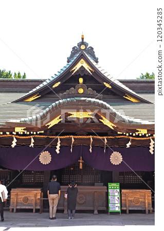 The worship hall of Okunitama Shrine [Fuchu City, Tokyo] 120345285