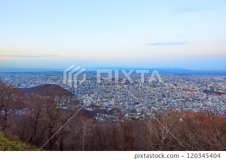 Sapporo as seen from Mt. Moiwa Observatory Sapporo as seen from Mt. Moiwa Observatory 120345404