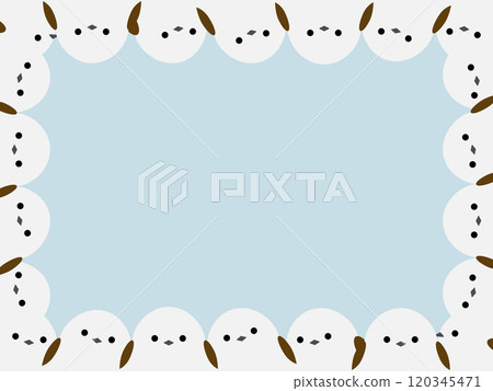 Cute long-tailed tit dumpling background Cute long-tailed tit dumpling background 120345471