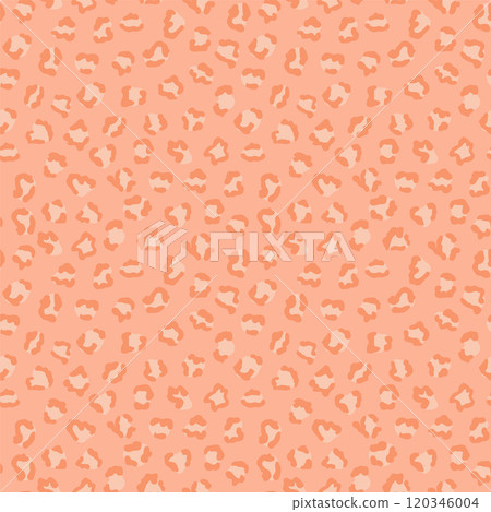 Leopard skin seamless pattern with color of the year 2024 Peach Fuzz. Fur of cheetah, jaguar. Fashion and luxury textile design. Ideal for print, fabric, cover, backdrop, banner, wrapping paper Leopard skin seamless pattern with color of the year 2024 Peach Fuzz. Fur of cheetah, jaguar. Fashion and luxury textile design. Ideal for print, fabric, cover, backdrop, banner, wrapping paper 120346004